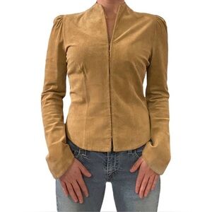 gorgeous arden b suede leather jacket